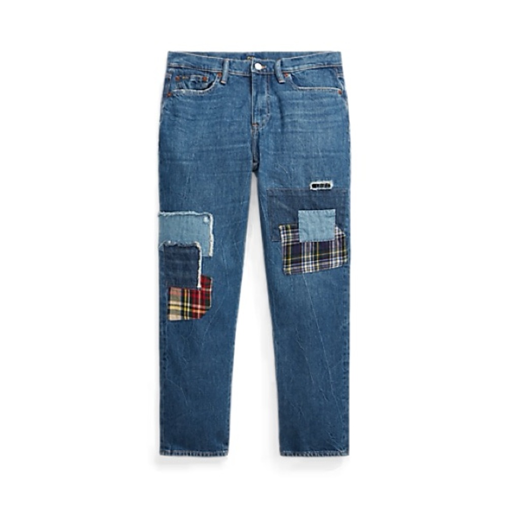 Ralph Lauren Patchwork Slim Tapered Jean